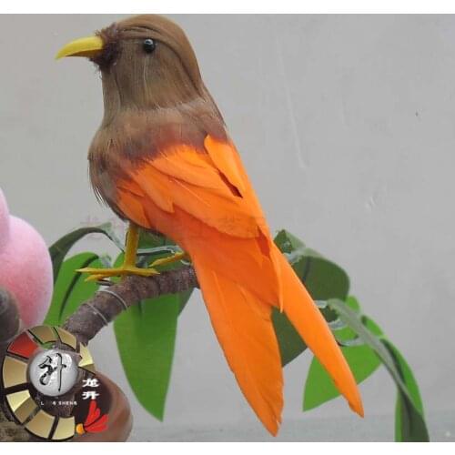 About 13cm simulation bird feathers bird model,polyethylene & furs handicraft,Photography props garden decoration h1026