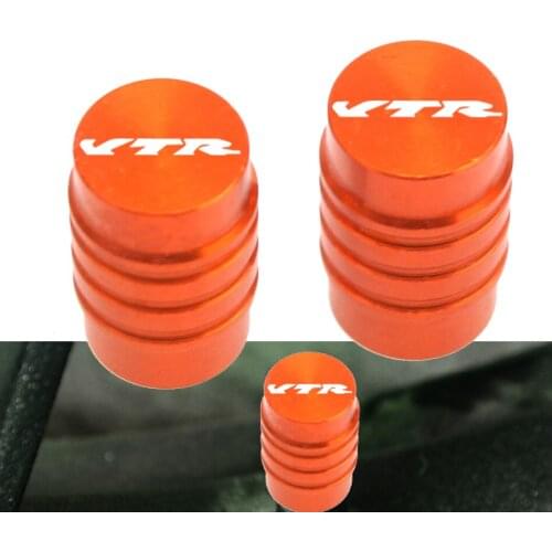 Motorcycle CNC Aluminum Accessorie Wheel Tire Valve Stem Caps CNC Airtight Covers For HONDA VTR 1000F