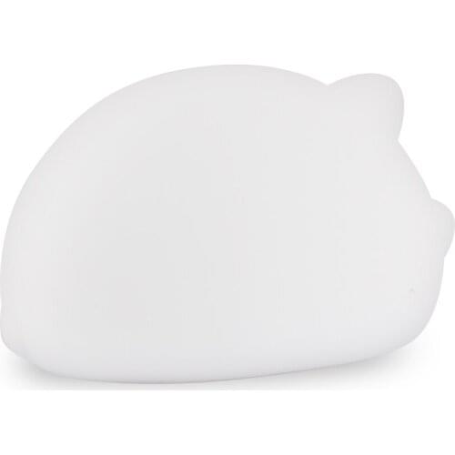 Night light Lamp USB Rechargeable Cartoon Cat LED Animal Stype Silicone Soft Baby Childrens Lamp For Children Night light Gift