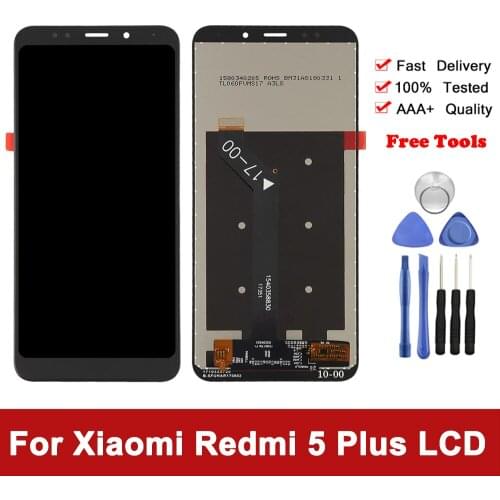 Original For Xiaomi Redmi 5 Plus LCD Display Digitizer Touch Screen Assembly With Frame LCD For Redmi 5 Plus Replacement Parts