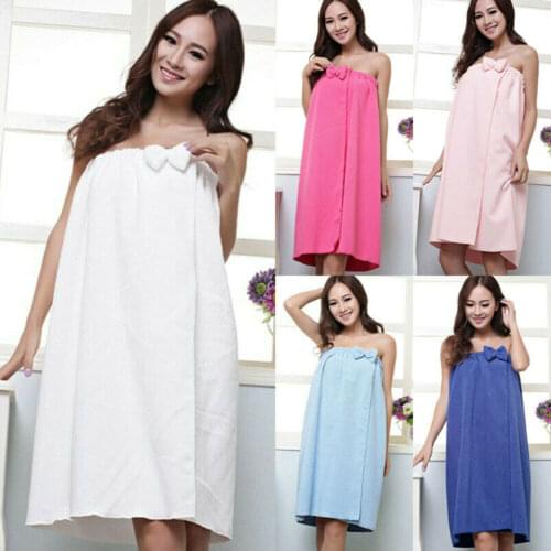 Women Microfiber Body Towel Wrap Bath Shower Spa Body Robe Magic Quick Dry Towel Wrap Bathing Beach Wrap Skirt 140*75cm