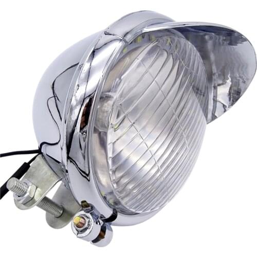 27LED Angel Eye Fog Spot Lamp Universal Motorcycle White 5" Headlight spot Light For Harley Honda Yamaha Kawasaki Suzuki Cruiser