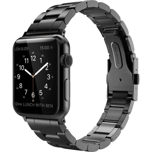 Replacement Band for Apple Watch 44mm 42mm Series 5 4 strap for iwatch bands 3 2 Stainless Steel Slim bracelet 38mm 40mm correa