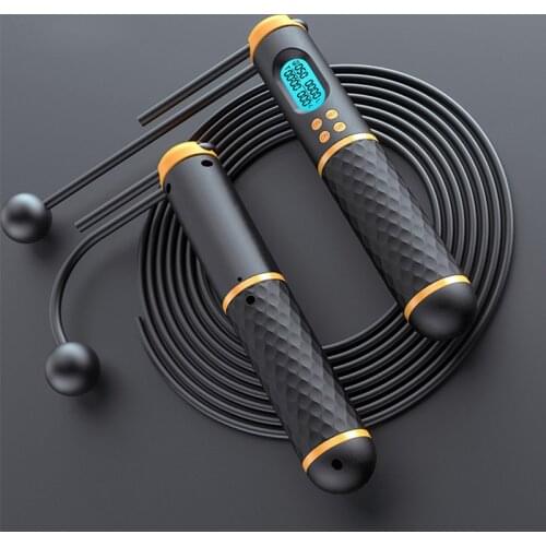 Jump Rope Counter Speed Digital Jump Rope Crossfit Adjustable Sound Reminder Skipping Rope Fitness Jump Rope Professional