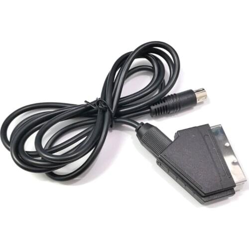 1.8m RGB Scart Lead cable for sega -Mega Drive 2 -Genesis MD2 RGB AV Scar J60A
