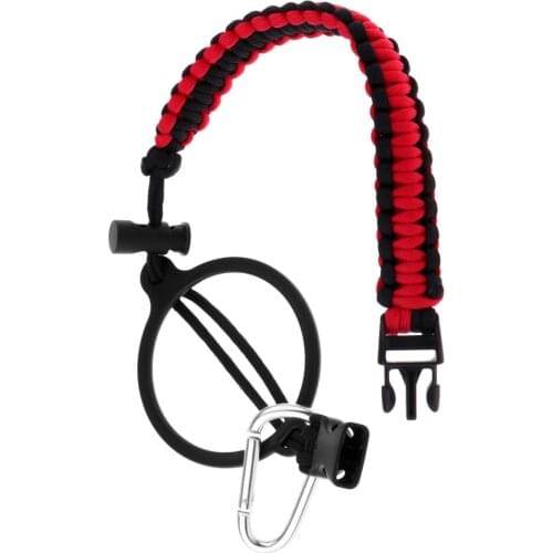 Super Soft Water Bottle Carrier Strap Holder with Safety Ring for Flask Wide Mouth Water Bottles