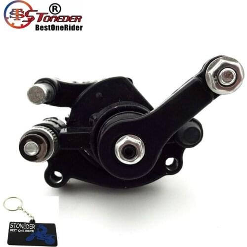 STONEDER Front Right Side Rear Disc Rotor Brake Caliper For Goped Gas Scooter Mini Gas Electric Go Kart Kids ATV Quad 4 Wheeler