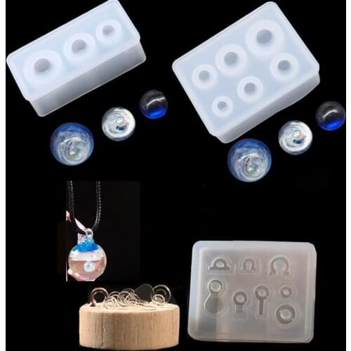 Mirror Star Ball Epoxy Silicone Mold Jewelry Pendant Tool Jewelry pendant accessories mould
