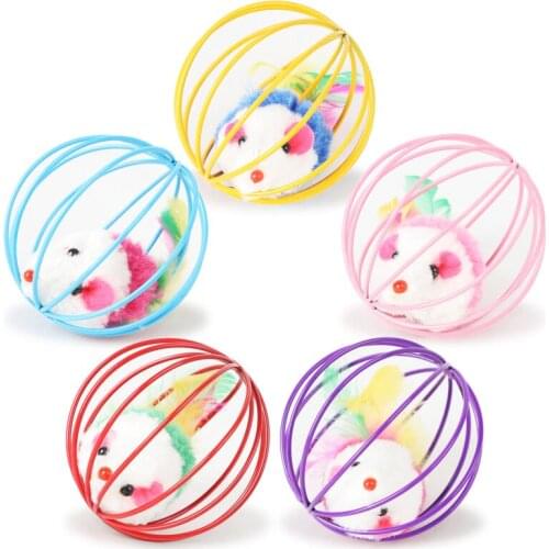 Kitten Toys Variety Pack - Cat Toys Set Including Cat Fishing Pole,Catnip Ball,Tumbler Mouse,Laser Pen &Lot More Cute Kitty Toys