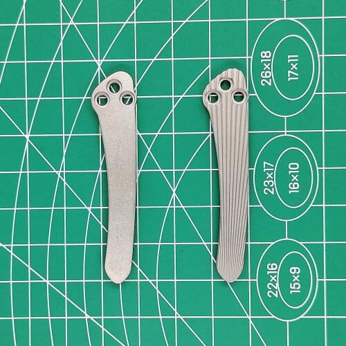 1 Piece Titanium Alloy Replacement Pocket Clip with Screws for Spyderco C81 C223