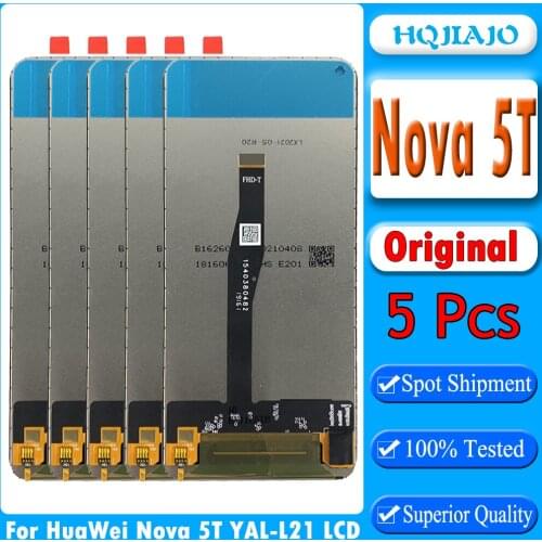 3/5/10 PCS Original LCD Display For Huawei Nova 5T YAL-L21 L61A L71A LCD Screen Touch Display Digitizer Replacem