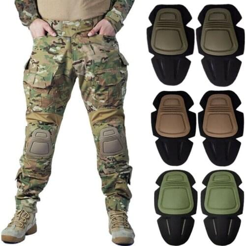 Combat Pants with Knee Pads Airsoft Tactical Trousers MultiCam CP gen3 Hunting Camouflage
