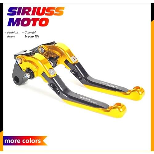 14 Colors All CNC Motorcycle Adjustable Foldable Brake Clutch Levers Case for Honda VFR1200F VFR 1200 1200F 2010-2016