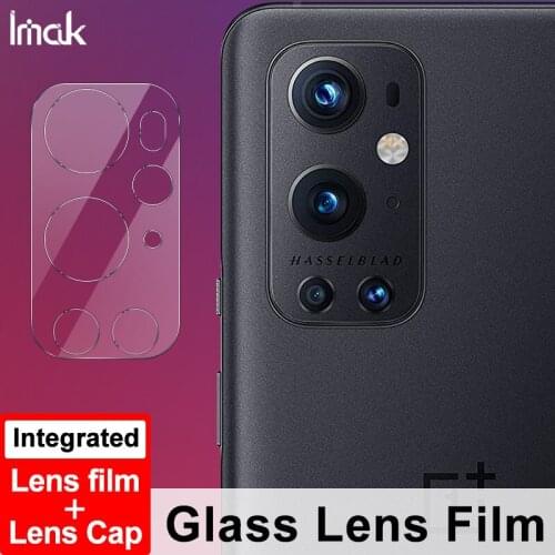 For OnePlus 9 Pro 5G Camera Lens Tempered Glass Protector Film IIMAK 2 in 1 HD Glass Wear Resistant Anti Fingerprint