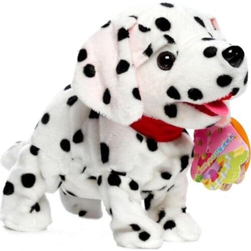 Electronic Robot Dog Toy Kids Plush Toy Sound Control Interactive Electronic Pets Walk Sound Bark Stand Walk For Kids Gift