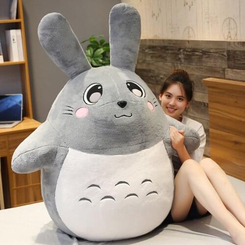 Cute Anime Totoro Doll Jumbo Cute Cartoon Totoro Cat Plush Toy Plush Toy Sleeping Pillow Children Girl Birthday Gift Decoration