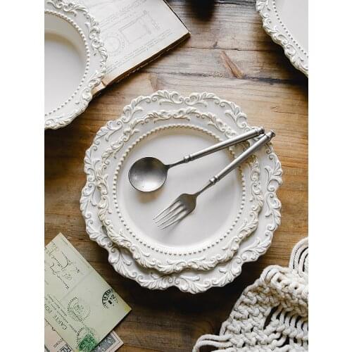 Ceramic Dinner Steak Fresh Fruit Salad Container Snacks Plate Vegetable Soup Dish Bowl Wedding Gift Kitchen Utensil Tableware