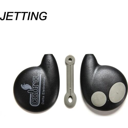 JETTING Remote Shell Black Color 2 Buttons Fit for Cobra Alarm 7777 Remote Key FOB Cases Replacement 1PC