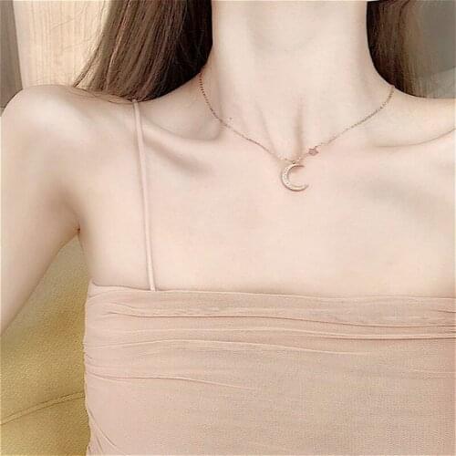 Hot Sale Alloy Womens Pendant Necklaces Year of birth Number New Golden Color Crystal Necklace for Women Gift
