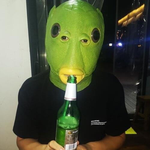 Fish Masks Funny Latex Face Masks Halloween Costumes Props Kawaii Anime Accessories Decorations Gifts