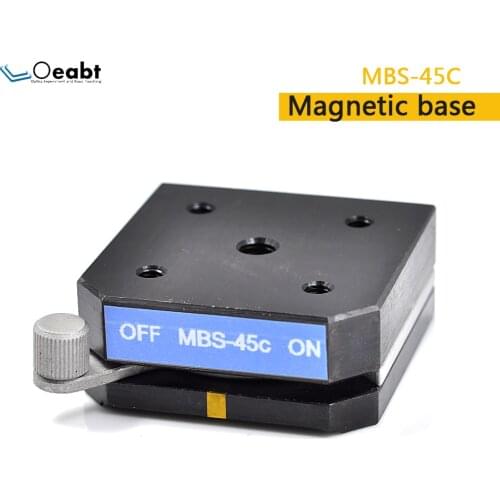 MBS-45c magnetic base ultra thin magnetic base optical experimental magnetic base two-dimensional experimental optical platform
