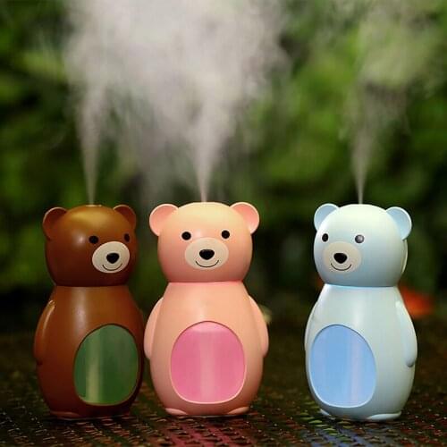 Mini Bear Nano Facial vaporizer mist Sprayer Nebulizer SPA Air Humidifier Deep Cleaner Hydrating Anti-aging Beauty Tool