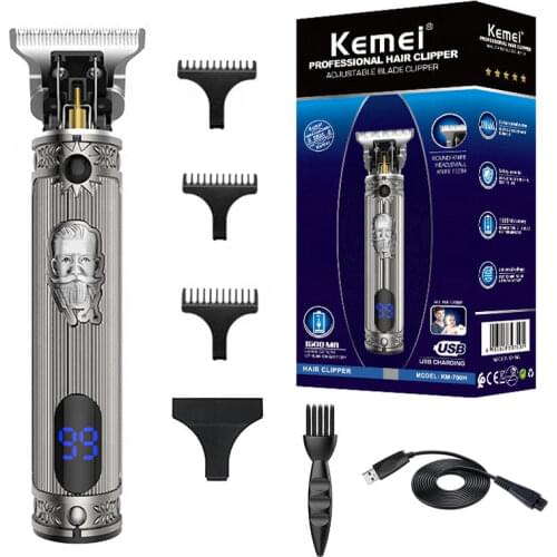 Kemei 700D powerful metal housing professional hair trimmer for men electric beard trimmer clipper hair barber cordless set
