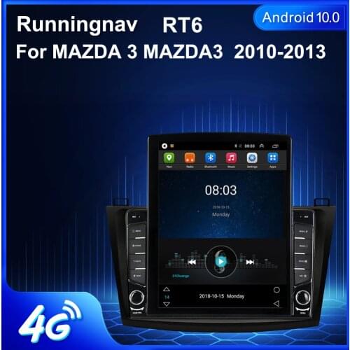 9.7" Android 10.1 For MAZDA 3 MAZDA3 2010-2013 Tesla Type Car Radio Multimedia Video Player Navigation GPS RDS no dvd