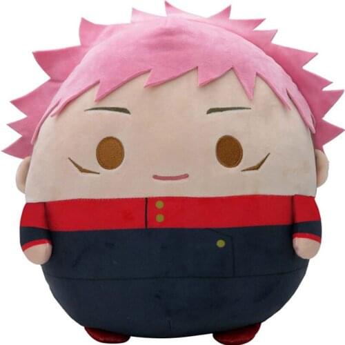 Stuffed Anime Jujutsu Kaisen Plush Doll 30cm Kawaii Gojou Satoru Fushiguro Megumi Zenin Maki Inumaki Toge Bag Pendant Toys Gifts