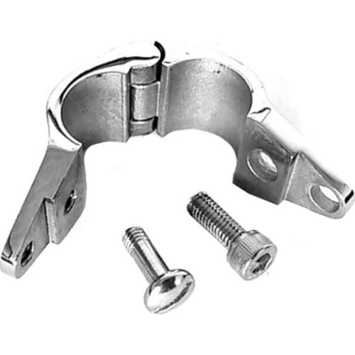 Newest 22mm 25mm 316 Stainless Steel Fitting Boat Bimini Top Hinged With 2 Screw