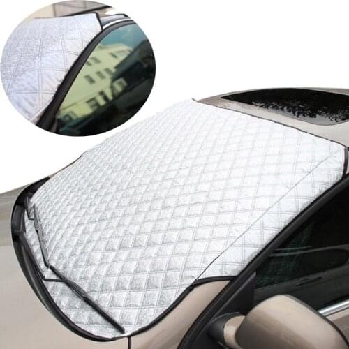 New Car Windshield Snow Sun UV Dust Snow ice Cover Tarp Ice Scraper Frost Removal Covers Truck Van SUV Auto Exterior