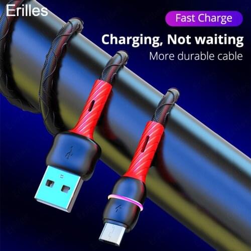 Original Micro USB Cable 3A Fast Charge USB Data For Samsung Xiaomi LG Android Micro USB Mobile Phone Cable For Samsung S6 S7