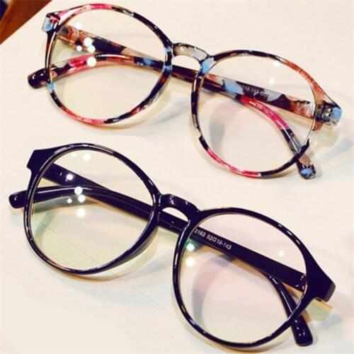 HOT Fashion Women & Men Irregular polygon Optical Glasses Simplicity Rerto Round Lens Spectacles Eyeglasses