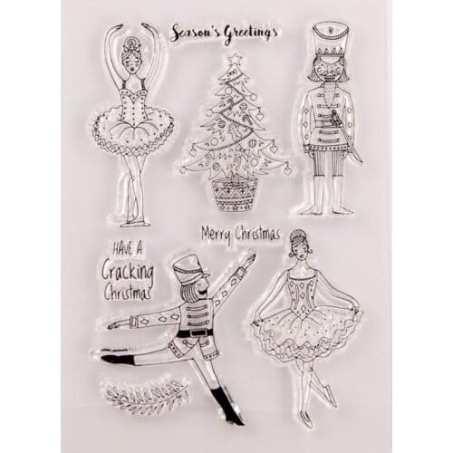 Christmas ball Transparent Clear Silicone Stamp/Seal for DIY scrapbooking/photo album Decorative clear stamp sheets