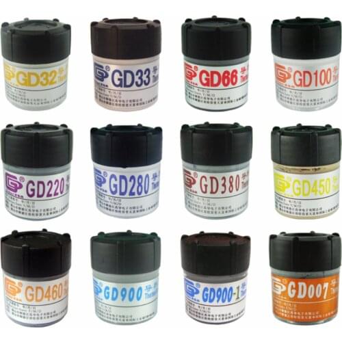 GD900 small bottle heat conduction silicone grease 20/25/30g silicone paste for processor, water cooler, radiator CPU/LED