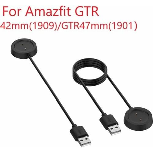 Replacement USB Magnetic Charging Dock Cable for Xiaomi Huami Amazfit GTR 42mm 1909 GTR 47mm 1901 Watch Cord Charger Cradle