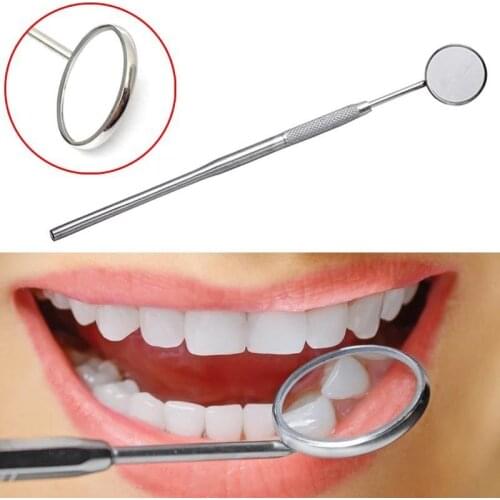 Dental Mirror Dentist Stainless Steel Handle Tool for Teeth Cleaning Hygiene Kit Instrument Dental Reflector Dentist Tools