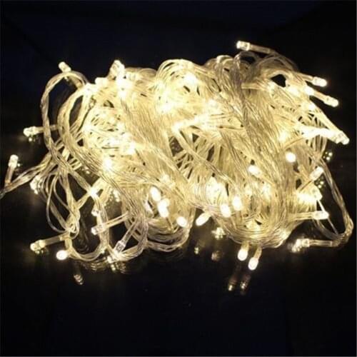 String Light 200 LED 20M Christmas/Wedding/Party Decoration Lights AC 110V 220V outdoor Waterproof led lamp 9 Colors