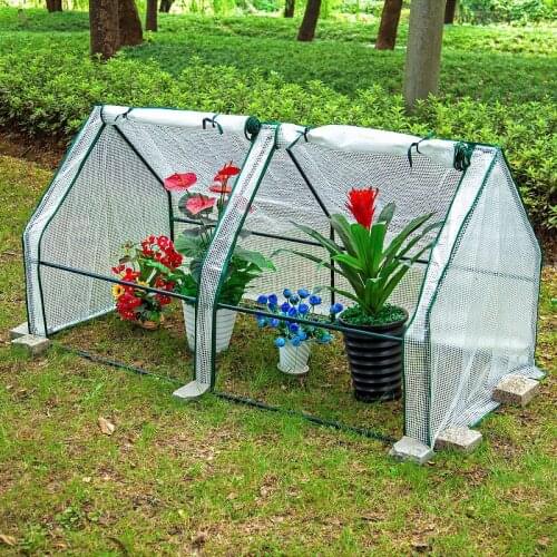 Plant Warm Room Flower Room Greenhouse Multi-meat Green Rose Insulation Cover Outdoor Roof Balcony Flower Nursery Warm Tent