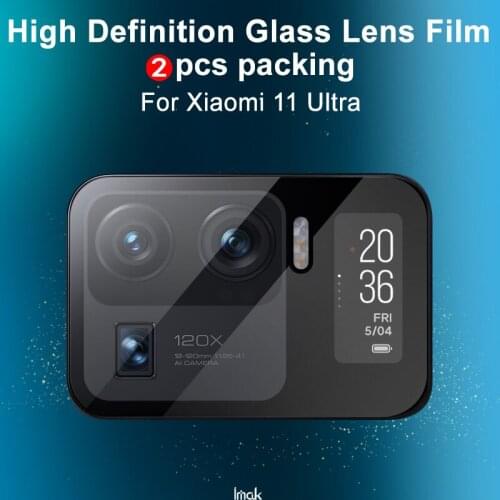 For Xiaomi Mi 11 Ultra Glass Camera Protector IMAK High Definition Tempered Glass Lens Film for Xiaomi 11 Ultra