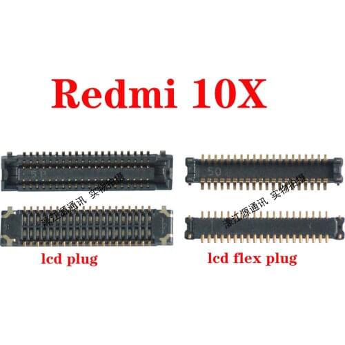 LCD Display FPC Connector Plug MotherBoard Pin For Xiaomi Redmi 10X
