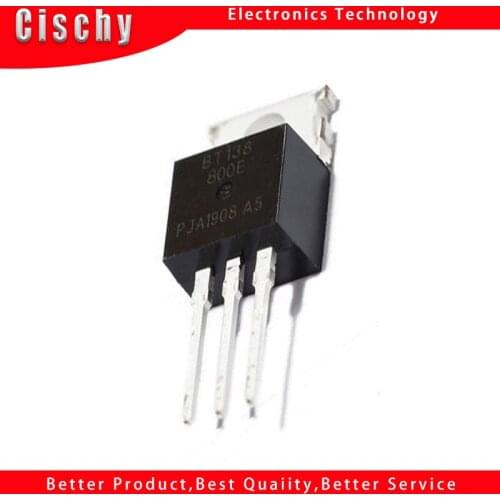 10pcs BT138-800E BT138 BT138-800 800V 12A Triacs RAIL TRIAC TO-220 new original