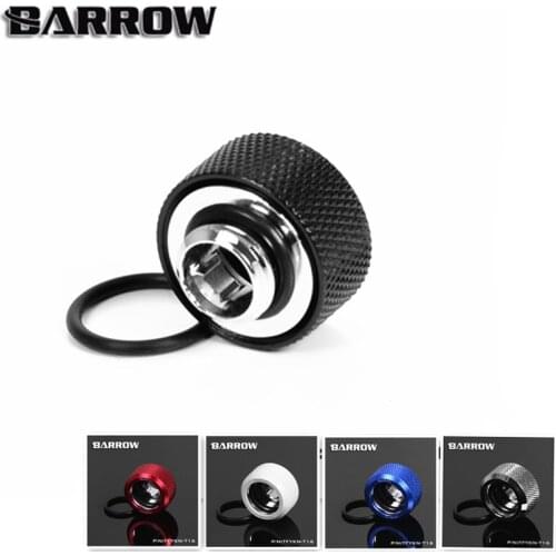 Barrow Water Cooling Connector Choice Hand Compression OD16mm Hard Tube Fittings, G1/4 Adapters for OD16mm Hard Tubes TFYKN-T16