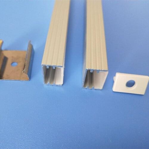 Free Shipping sliver 2m/pcs slim recessed aluminium led extrusion profile 2m/pcs 60m/lot