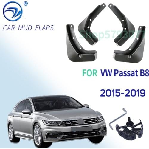 Car Accessories Mud Flaps Fender Flares Splash Guards Mudguards for VW Passat B8 2015 2016 2017