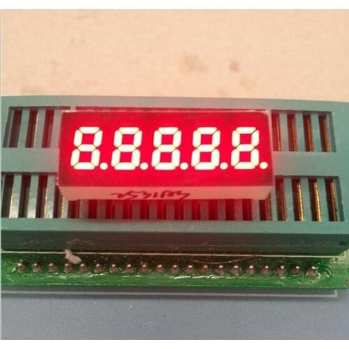 Common cathode/Common anode 0.23 inch digital tube 5 bits digital tube led display 0.23inches Red digital tube