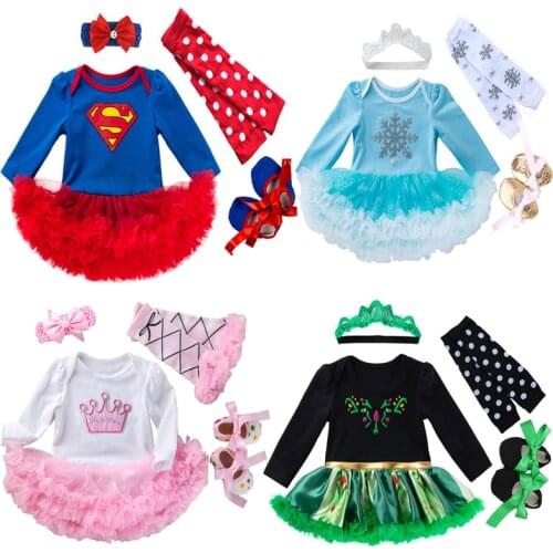 Christmas NewBorn Baby Clothes Xmas Tree Girl Rompers Party Kids Costume For Girls Bebes Babi Infant Christening Clothing New