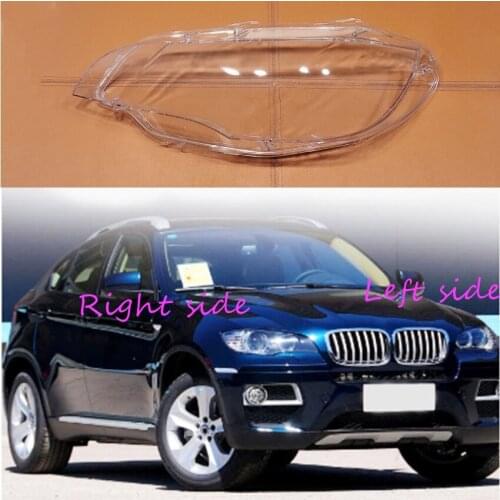For BMW X6 E71 2008 2009 2010 2011 2012 2013 2014 Car Headlight cover Headlamp Lens Auto Shell Cover