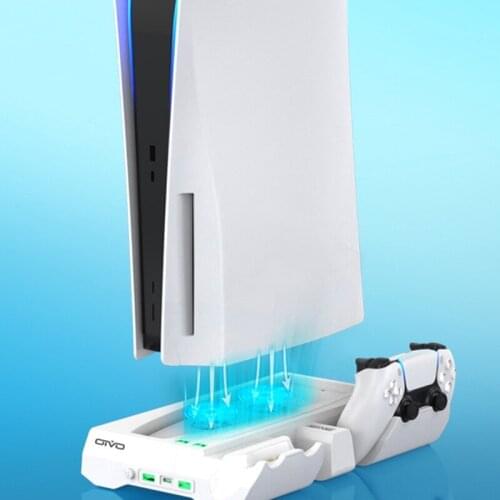 Dualsense Dock Cradle Charging Station Compatible w/ PS5 Wireless Controller Dual Charger With Led Indicator USB Charge