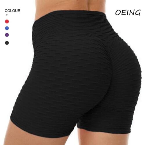 Summer Joggers Sport Shorts High Waisted Jacquard Leggings Yoga Gym Clothes Sexy Tights Sweat Shorts Women